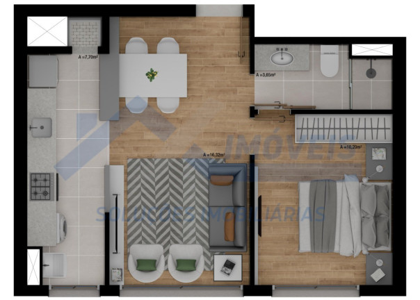 Imagem Imóvel com 3 Quartos à Venda, 83 m² em Passo Da Areia - Porto Alegre Imagem Imóvel com 3 Quartos à Venda, 83 m² em Passo Da Areia - Porto Alegre