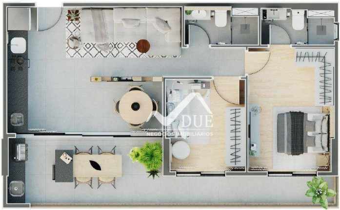 Imagem Apartamento com 2 Quartos à Venda, 75 m² em Ponta Da Praia - Santos