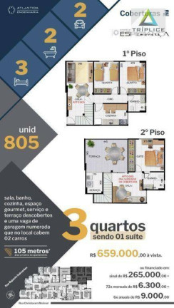 Imagem Cobertura com 3 Quartos à Venda, 133 m² em Morro Da Glória - Juiz De Fora Imagem Cobertura com 3 Quartos à Venda, 133 m² em Morro Da Glória - Juiz De Fora