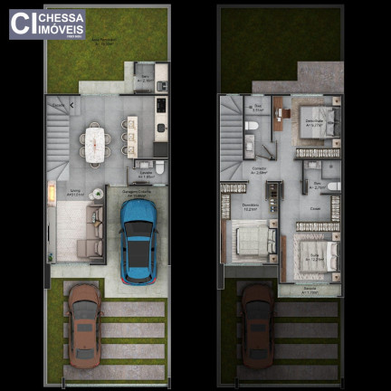 Imagem Sobrado com 3 Quartos à Venda, 102 m² em São João - Itajaí Imagem Sobrado com 3 Quartos à Venda, 102 m² em São João - Itajaí