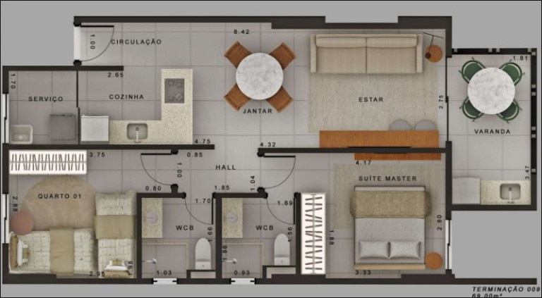 Imagem Apartamento com 2 Quartos à Venda, 71 m² em Jatiúca - Maceió