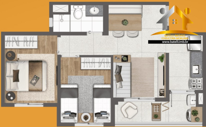 Imagem Apartamento com 2 Quartos à Venda, 44 m² em Butantã - São Paulo Imagem Apartamento com 2 Quartos à Venda, 44 m² em Butantã - São Paulo