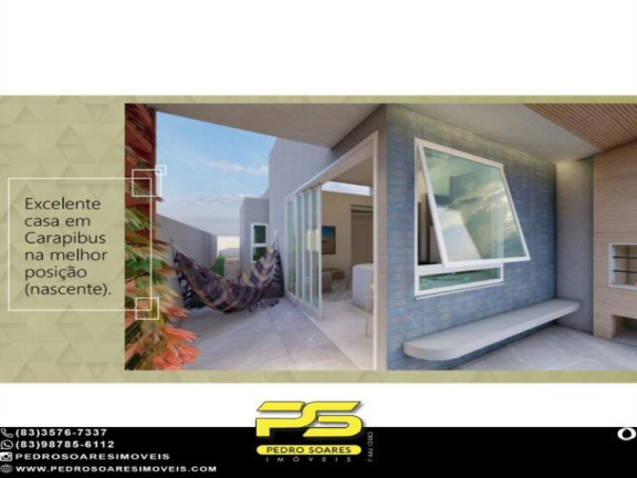 Imagem Casa com 2 Quartos à Venda, 72 m² em Carapibus - Conde Imagem Casa com 2 Quartos à Venda, 72 m² em Carapibus - Conde