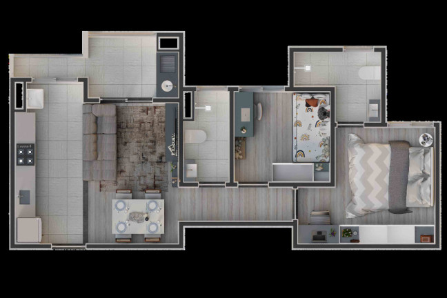 Imagem Apartamento com 2 Quartos à Venda, 52 m² em Vila Urupês - Suzano Imagem Apartamento com 2 Quartos à Venda, 52 m² em Vila Urupês - Suzano