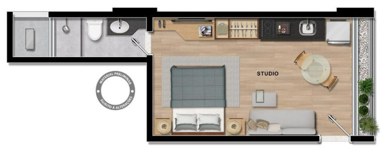 Imagem Apartamento com 1 Quarto à Venda, 25 m² em Barra - Salvador Imagem Apartamento com 1 Quarto à Venda, 25 m² em Barra - Salvador