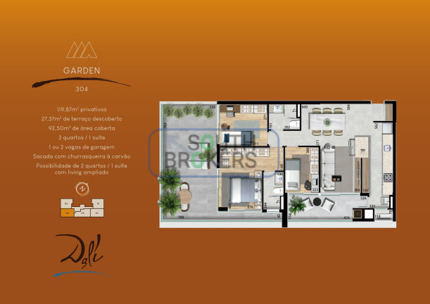 Imagem Apartamento com 3 Quartos à Venda, em Bacacheri - Curitiba Imagem Apartamento com 3 Quartos à Venda, em Bacacheri - Curitiba