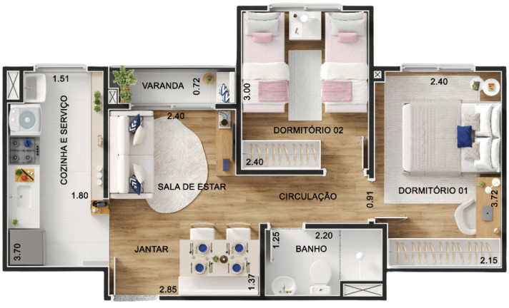 Imagem Imóvel com 1 Quarto à Venda, 42 m² em Jardim Campos Elíseos - Campinas Imagem Imóvel com 1 Quarto à Venda, 42 m² em Jardim Campos Elíseos - Campinas