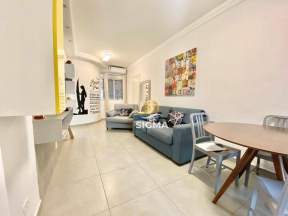Imagem Apartamento com 1 Quarto à Venda, 55 m² em Tombo - Guarujá Imagem Apartamento com 1 Quarto à Venda, 55 m² em Tombo - Guarujá