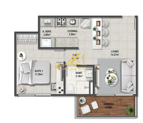 Imagem Imóvel com 1 Quarto à Venda, 50 m² em Caminho Das árvores - Salvador Imagem Imóvel com 1 Quarto à Venda, 50 m² em Caminho Das árvores - Salvador