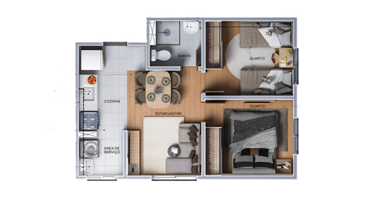 Imagem Imóvel com 2 Quartos à Venda, 37 m² em Vila João Ramalho - Santo André Imagem Imóvel com 2 Quartos à Venda, 37 m² em Vila João Ramalho - Santo André