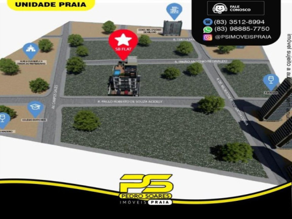 Imagem Apartamento com 1 Quarto à Venda, 49 m² em Bessa - João Pessoa Imagem Apartamento com 1 Quarto à Venda, 49 m² em Bessa - João Pessoa