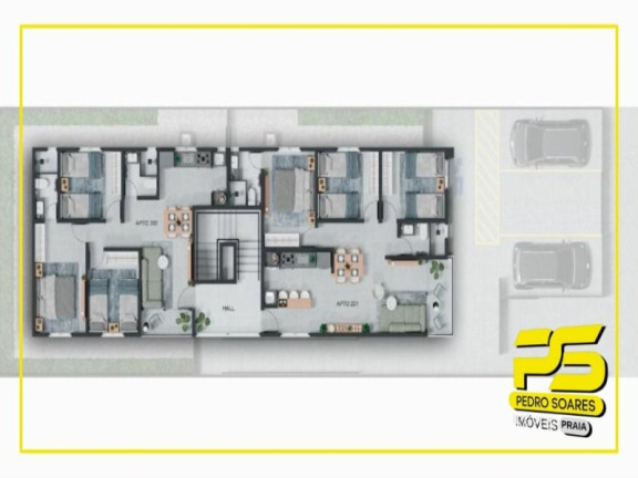 Imagem Apartamento com 3 Quartos à Venda, 70 m² em Cristo Redentor - João Pessoa Imagem Apartamento com 3 Quartos à Venda, 70 m² em Cristo Redentor - João Pessoa