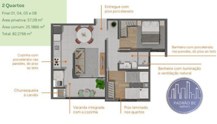 Imagem Apartamento com 2 Quartos à Venda, 57 m² em Nossa Senhora De Fátima - Penha Imagem Apartamento com 2 Quartos à Venda, 57 m² em Nossa Senhora De Fátima - Penha