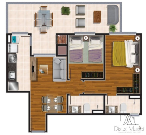 Imagem Apartamento com 2 Quartos à Venda, 86 m² em São Leopoldo - Caxias Do Sul