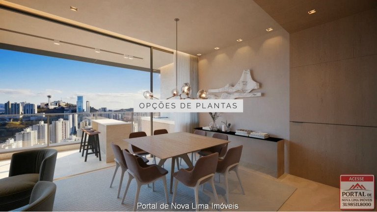 Imagem Apartamento com 4 Quartos à Venda, 224 m² em Vila Da Serra - Nova Lima