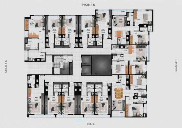 Imagem Apartamento com 1 Quarto à Venda, 50 m² em Bessa - João Pessoa Imagem Apartamento com 1 Quarto à Venda, 50 m² em Bessa - João Pessoa