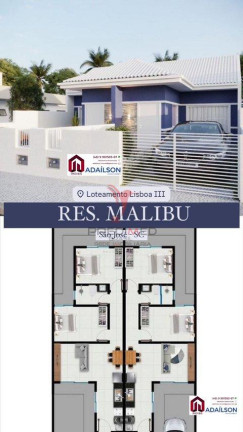 Imagem Casa com 2 Quartos à Venda, em Forquilhas - São José Imagem Casa com 2 Quartos à Venda, em Forquilhas - São José