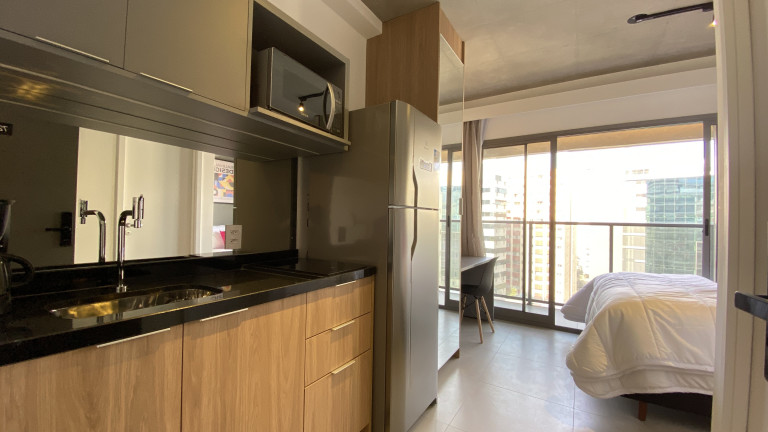 Apartamento com 1 Quarto para Alugar, 21 m² em Paraíso - São Paulo