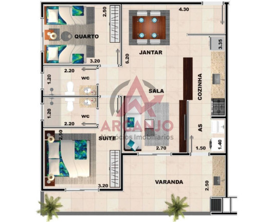 Imagem Apartamento com 2 Quartos à Venda, 61 m² em Praia Grande - Ubatuba Imagem Apartamento com 2 Quartos à Venda, 61 m² em Praia Grande - Ubatuba