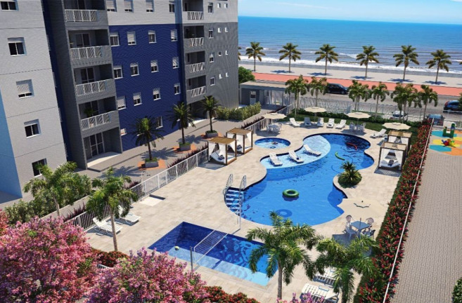 Apartamento com 2 Quartos à Venda, 50 m² em Balneário Umuarama - Mongaguá
