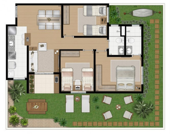 Imagem Apartamento com 3 Quartos à Venda, 67 m² em Vila Conceição - Diadema