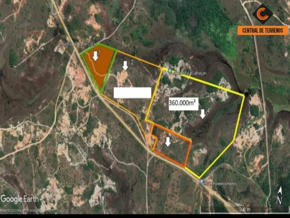 Imagem Terreno à Venda, 25.000 m² em Cetrel - Camaçari Imagem Terreno à Venda, 25.000 m² em Cetrel - Camaçari