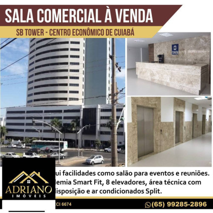 Imagem Sala Comercial à Venda, 48 m² em Baú - Cuiabá Imagem Sala Comercial à Venda, 48 m² em Baú - Cuiabá