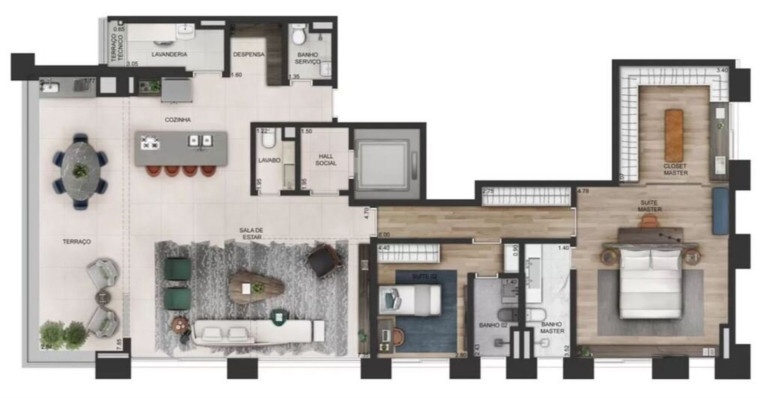 Imagem Apartamento com 3 Quartos à Venda, 191 m² em Vila Nova Conceição - São Paulo