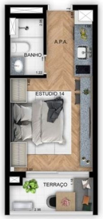 Imagem Imóvel com 1 Quarto à Venda, 23 m² em Vila Madalena - São Paulo Imagem Imóvel com 1 Quarto à Venda, 23 m² em Vila Madalena - São Paulo