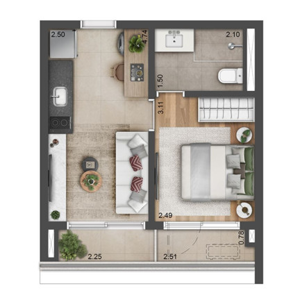 Imagem Apartamento com 1 Quarto à Venda, 46 m² em Moema - São Paulo Imagem Apartamento com 1 Quarto à Venda, 46 m² em Moema - São Paulo