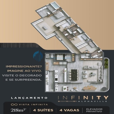 Imagem Apartamento com 3 Quartos à Venda, 218 m² em Green Valley Alphaville - Barueri Imagem Apartamento com 3 Quartos à Venda, 218 m² em Green Valley Alphaville - Barueri
