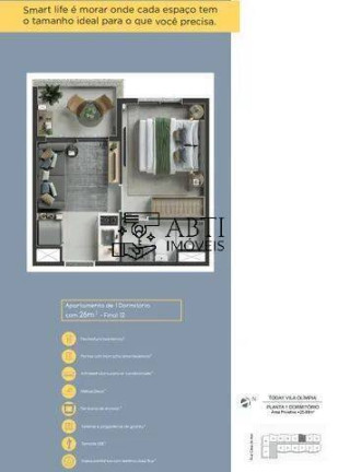 Imagem Loft com 1 Quarto à Venda, 26 m² em Vila Olímpia - São Paulo Imagem Loft com 1 Quarto à Venda, 26 m² em Vila Olímpia - São Paulo