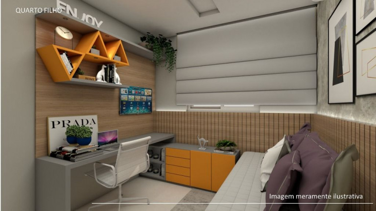 Imagem Apartamento com 2 Quartos à Venda, 53 m² em Engenheiro Luciano Cavalcante - Fortaleza