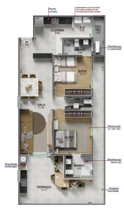 Imagem Apartamento com 2 Quartos à Venda, 108 m² em Real - Praia Grande Imagem Apartamento com 2 Quartos à Venda, 108 m² em Real - Praia Grande