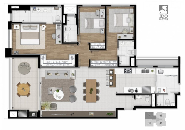 Imagem Apartamento com 3 Quartos à Venda, 155 m² em Champagnat - Curitiba Imagem Apartamento com 3 Quartos à Venda, 155 m² em Champagnat - Curitiba