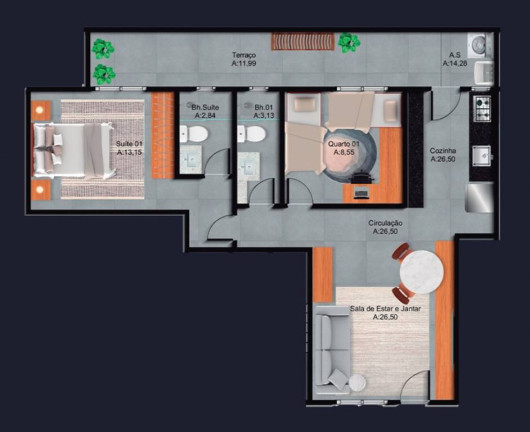 Imagem Casa com 2 Quartos à Venda, 62 m² em Tupi - Praia Grande Imagem Casa com 2 Quartos à Venda, 62 m² em Tupi - Praia Grande
