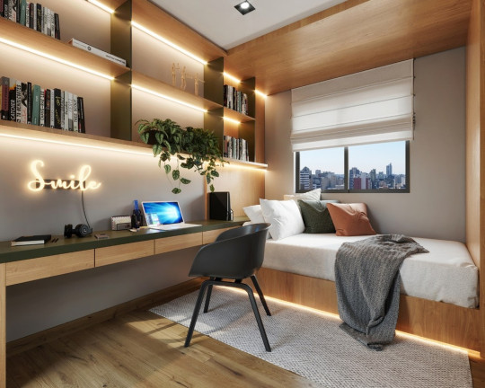 Imagem Apartamento com 2 Quartos à Venda, 51 m² em Centro - Curitiba