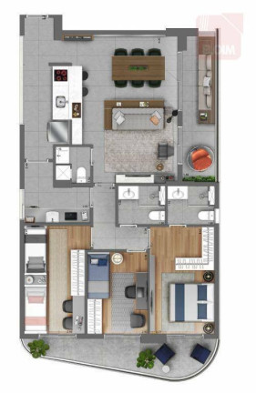 Imagem Apartamento com 3 Quartos à Venda, 117 m² em Centro - São Paulo Imagem Apartamento com 3 Quartos à Venda, 117 m² em Centro - São Paulo
