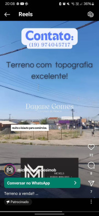 Imagem Terreno à Venda, 1.336 m² em Recanto Do Sol I - Campinas Imagem Terreno à Venda, 1.336 m² em Recanto Do Sol I - Campinas