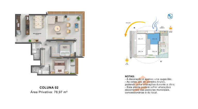 Imagem Apartamento com 2 Quartos à Venda, 69 m² em Enseada Azul - Guarapari Imagem Apartamento com 2 Quartos à Venda, 69 m² em Enseada Azul - Guarapari