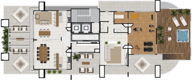 Imagem Apartamento com 1 Quarto à Venda, 34 m² em Rebouças - Curitiba Imagem Apartamento com 1 Quarto à Venda, 34 m² em Rebouças - Curitiba