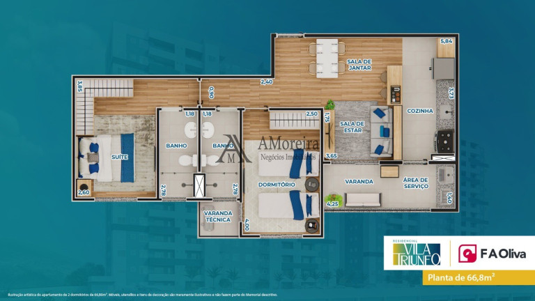 Imagem Imóvel com 2 Quartos à Venda, 66 m² em Centro - Itupeva