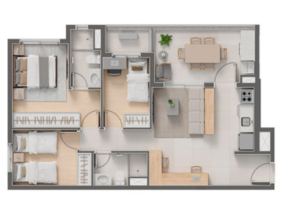 Imagem Apartamento com 3 Quartos à Venda, 74 m² em Mirandópolis - São Paulo Imagem Apartamento com 3 Quartos à Venda, 74 m² em Mirandópolis - São Paulo