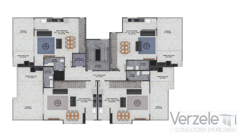 Imagem Apartamento com 2 Quartos à Venda, 69 m² em São Francisco De Assis - Camboriú