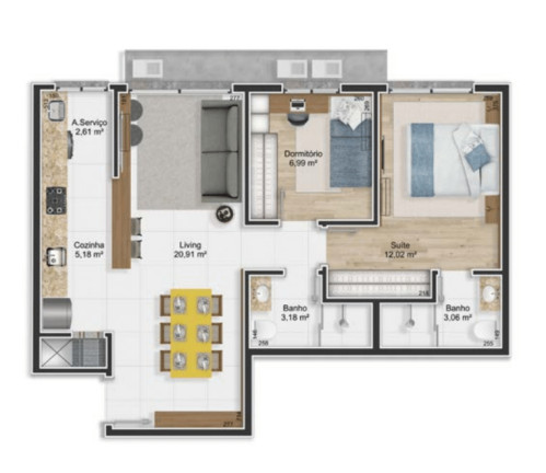 Imagem Apartamento com 3 Quartos à Venda, 80 m² em Petrópolis - Porto Alegre