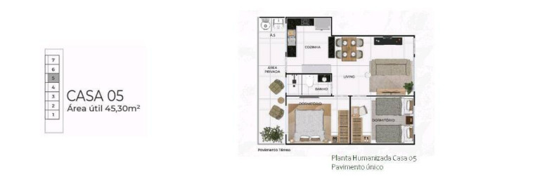 Imagem Casa com 2 Quartos à Venda, 45 m² em Guilhermina - Praia Grande Imagem Casa com 2 Quartos à Venda, 45 m² em Guilhermina - Praia Grande