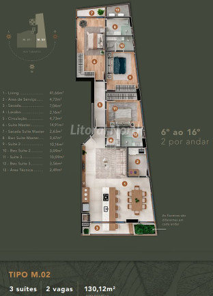 Imagem Apartamento com 3 Quartos à Venda, 158 m² em Fazenda - Itajaí Imagem Apartamento com 3 Quartos à Venda, 158 m² em Fazenda - Itajaí