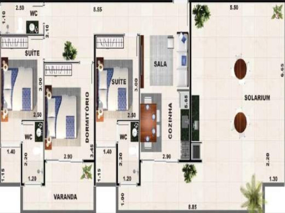 Imagem Apartamento com 1 Quarto à Venda, 70 m² em Praia Grande - Ubatuba