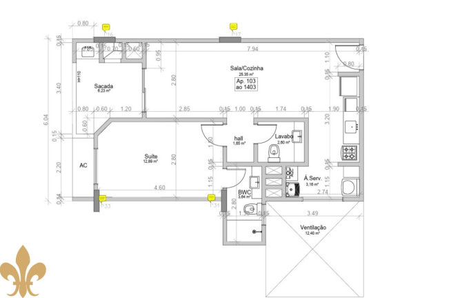 Imagem Apartamento com 1 Quarto à Venda, 64 m² em Campinas - São José Imagem Apartamento com 1 Quarto à Venda, 64 m² em Campinas - São José