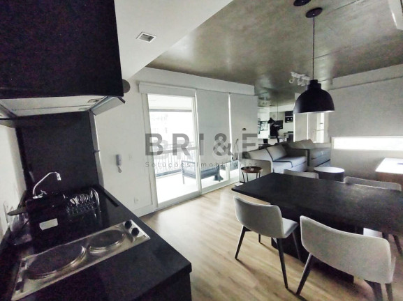 Imagem Apartamento com 1 Quarto para Alugar, 63 m² em Cidade Monções - São Paulo Imagem Apartamento com 1 Quarto para Alugar, 63 m² em Cidade Monções - São Paulo